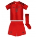 Bayern Munich Leroy Sane #10 Echipament de Fotbal Replică 2024-25 Copii Acasa (+ Șorturi)
